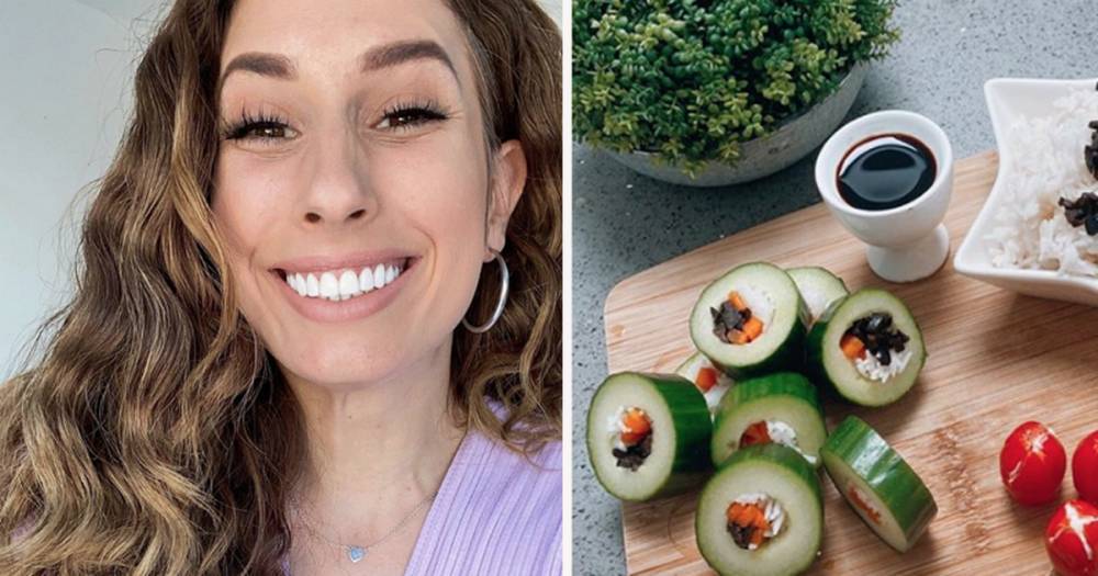 Stacey Solomon shares easy and affordable way to make sushi during lockdown - www.ok.co.uk - Japan
