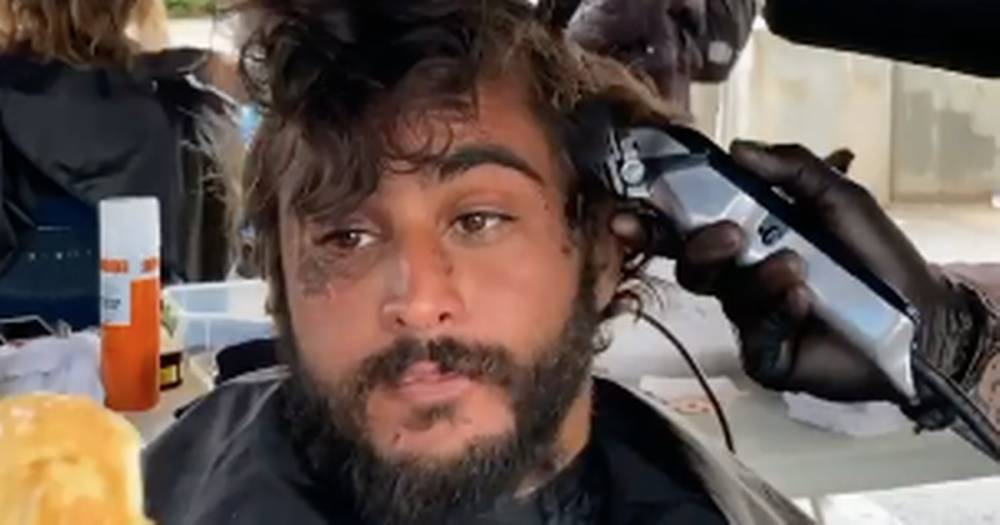 Homeless man given jaw-dropping haircut transformation - and now looks like model - dailyrecord.co.uk - California - city Venice, state California