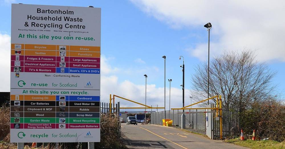 BREAKING: North Ayrshire Council set to reopen recycling centres next month - www.dailyrecord.co.uk