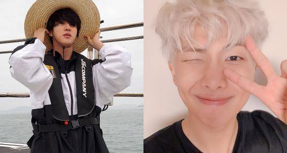 BTS: Jin and RM's adorable bickering over photos leads to Weverse crashing; J Hope joins in on the fun - www.pinkvilla.com - USA