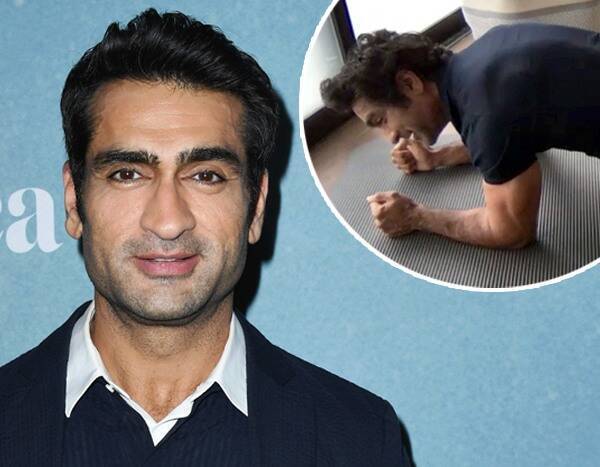 Watch Kumail Nanjiani Plank for a Good Cause While Singing "Eternal Flame" - www.eonline.com