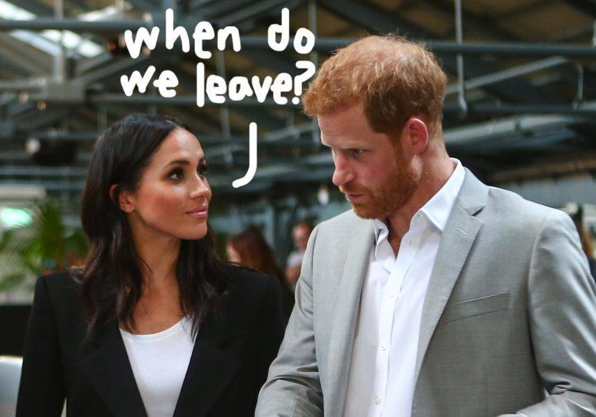 Prince Harry & Meghan Markle ALWAYS Had A Secret Plan To Split From Royals?! - perezhilton.com - Britain