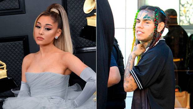 Ariana Grande Claps Back After Tekashi 6ix9ine Accuses Her Justin Bieber Of Buying Duet Success - hollywoodlife.com