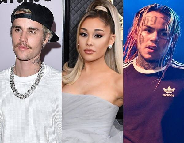 Ariana Grande and Justin Bieber React After Tekashi 6ix9ine Accuses Them of Buying Their Billboard No. 1 - www.eonline.com