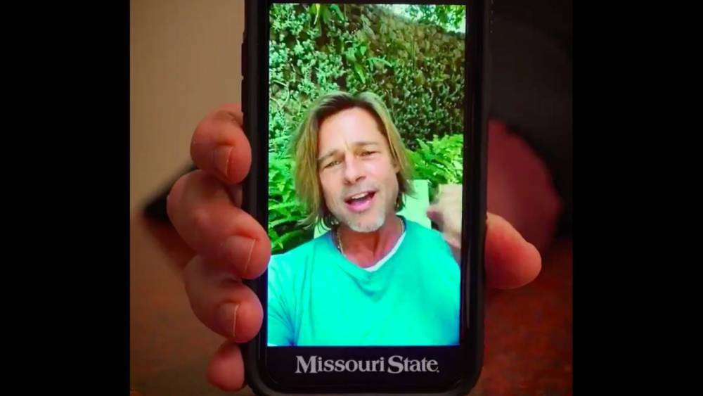 Brad Pitt Surprises Missouri State University Graduates With Sincere Video Message: Watch - www.etonline.com - state Missouri