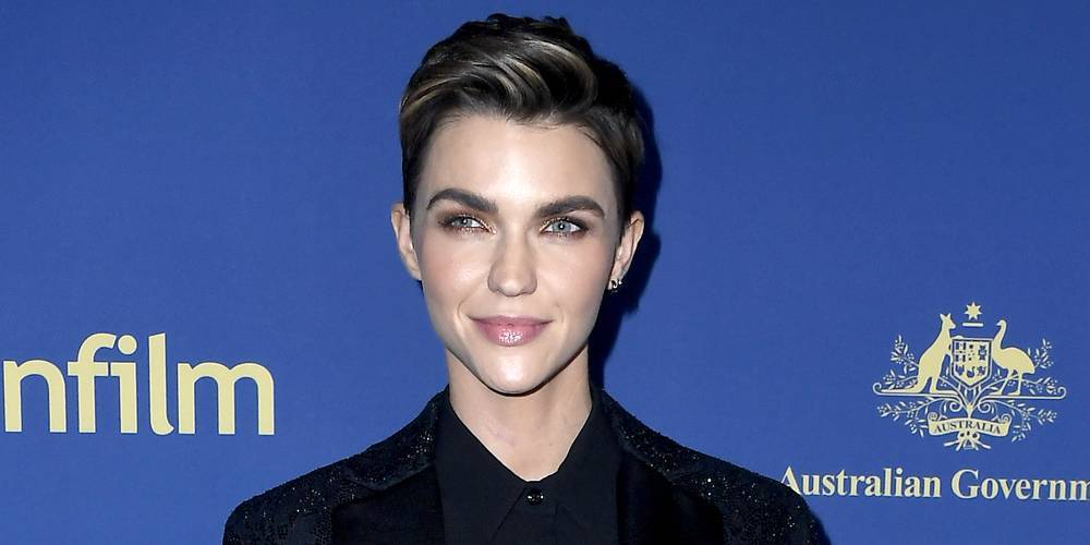 Ruby Rose Debuts Hot Pink & Blue Buzzed Hair Style During Quarantine - www.justjared.com