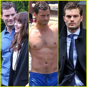 Celebrate Jamie Dornan's Birthday With These Flashback Photos from the 'Fifty Shades' Set! - www.justjared.com