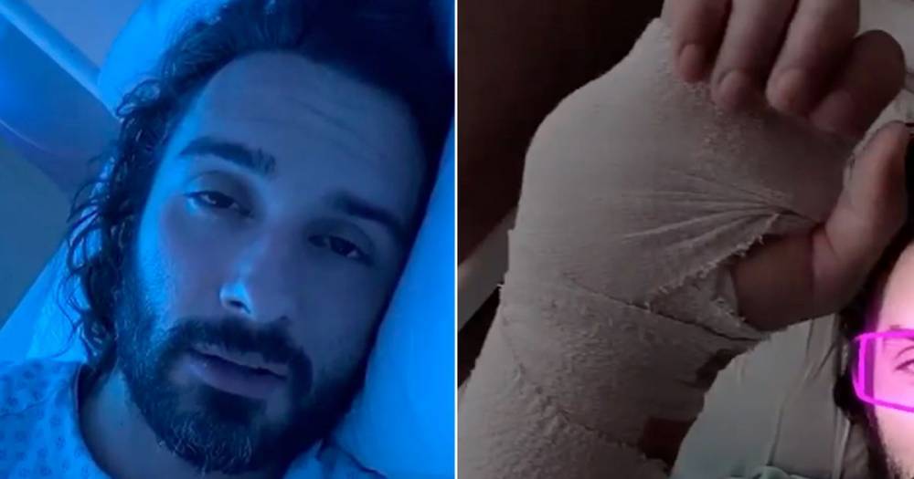 Joe Wicks shares update on infected hand injury as he wakes up from surgery after hospital dash - www.ok.co.uk
