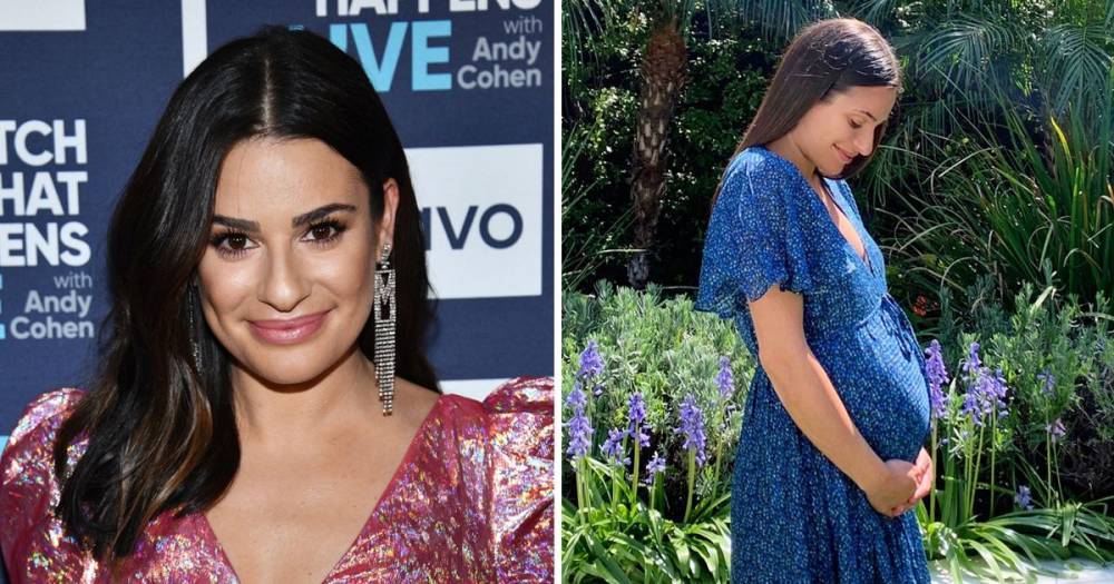 Lea Michele announces she is pregnant with first child as she shares stunning bump photo - www.ok.co.uk