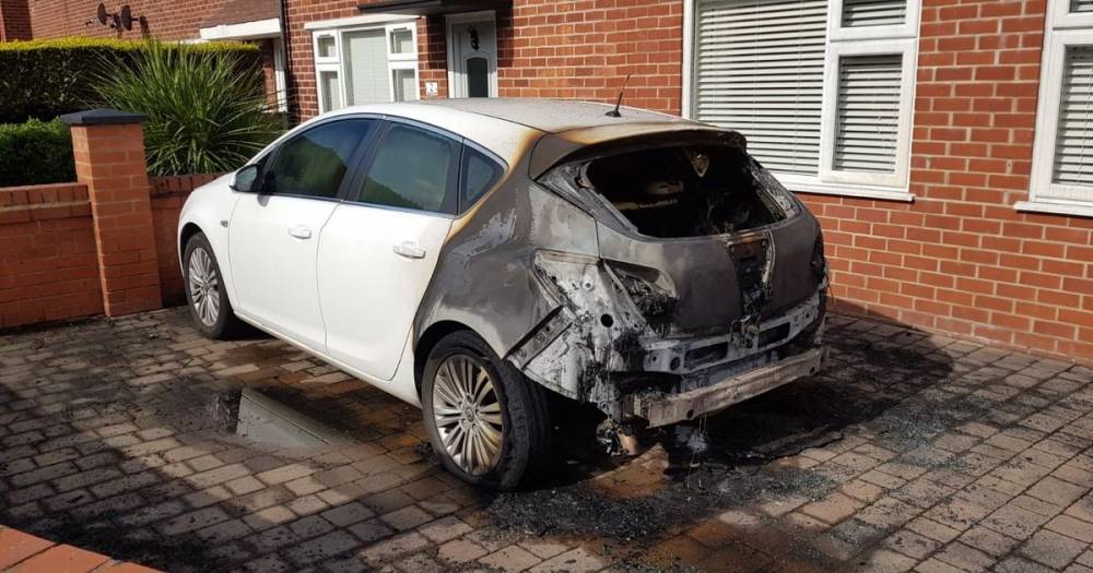 "Why target someone working for the NHS?" - paramedic traumatised after car 'torched' while family slept upstairs - www.manchestereveningnews.co.uk - county Oldham