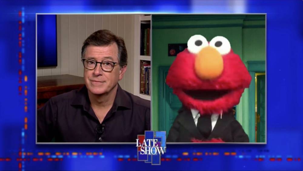 Stephen Colbert Busts Elmo’s New Talk Show For Copying ‘The Late Show’ - etcanada.com