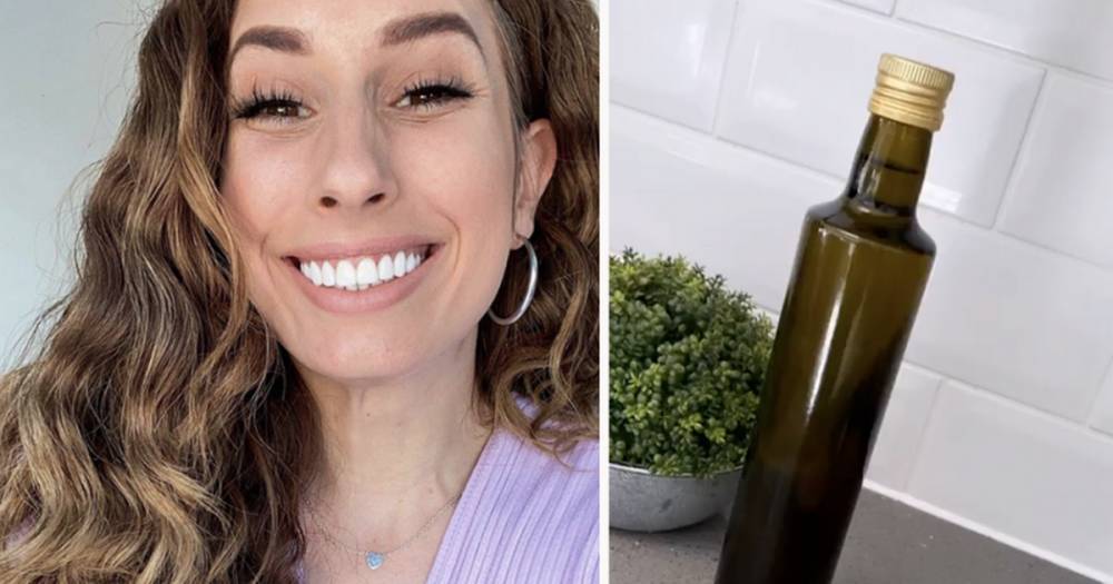 Stacey Solomon transforms used olive oil bottle and the result is so stylish - www.ok.co.uk
