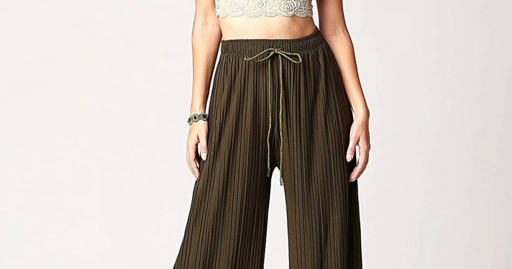 The Stretchy Palazzo Pants You Can Wear All Summer Long (40+ Colors!) - www.usmagazine.com