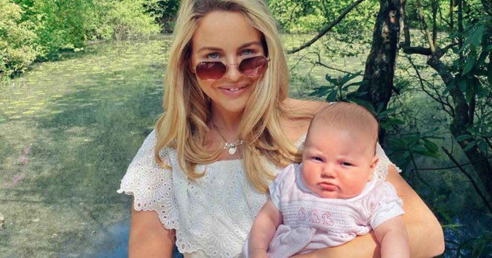 Lydia Bright jokes her two month old daughter Loretta Rose is 'nearly the same size as her body' - www.ok.co.uk
