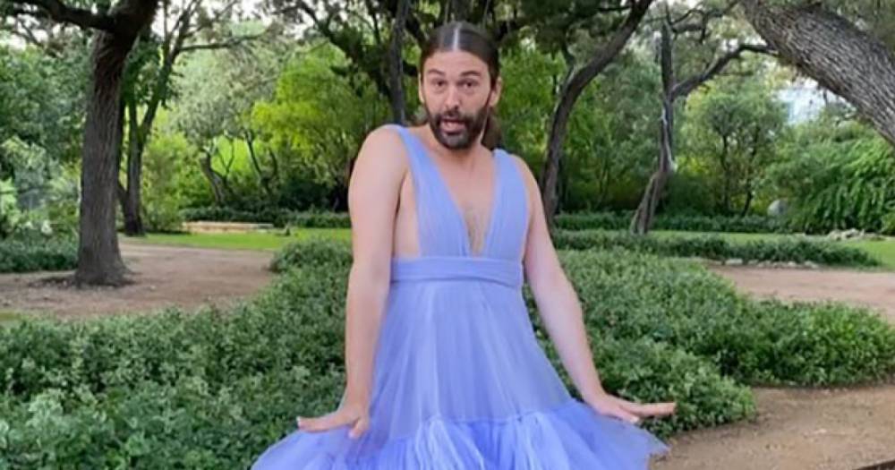 Jonathan Van Ness Stuns in a Tulle Christian Siriano Gown While in COVID-19 Quarantine - www.usmagazine.com