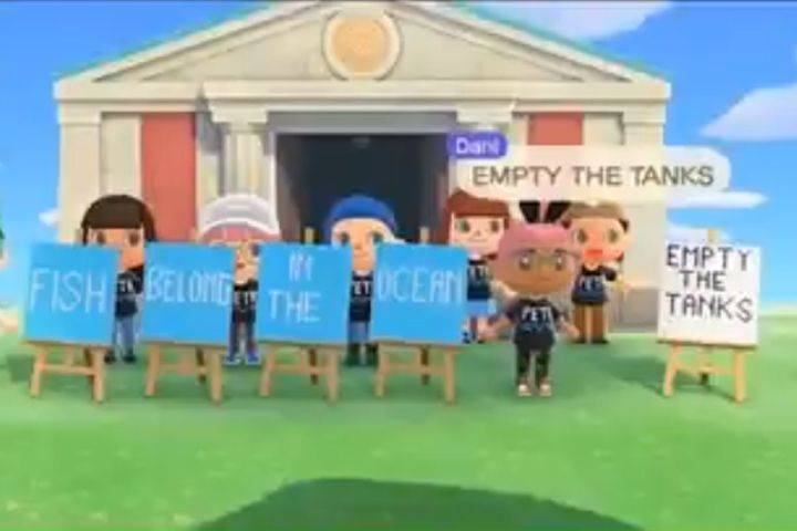 PETA Protests Against Fake Fish Museum In ‘Animal Crossing’ Video Game - etcanada.com