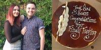 Boyfriend gets his girlfriend a cake after she finally farts in front of him - www.lifestyle.com.au