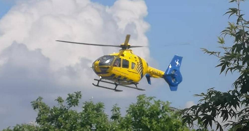 BREAKING: Air ambulance called after teenage boy hit by a car in Sale - www.manchestereveningnews.co.uk