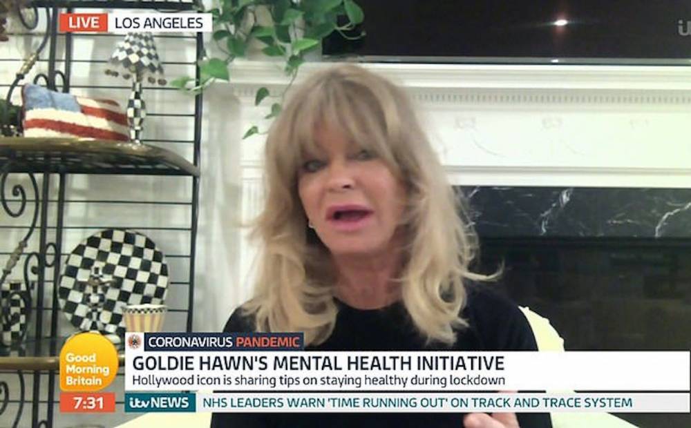 Goldie Hawn Says She Cries Three Times A Day For People Facing Fear And Abuse Under Lockdown - etcanada.com - Britain