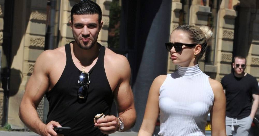 Molly-Mae Hague enjoys the sunshine with boyfriend Tommy Fury as they go for a romantic stroll - www.ok.co.uk - Manchester - Hague - county Love