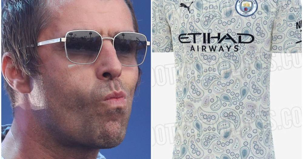 Liam Gallagher reacts to Man City's 2020/21 'leaked' third kit... and his response is as bizarre as ever - www.manchestereveningnews.co.uk - Manchester - city Wuhan