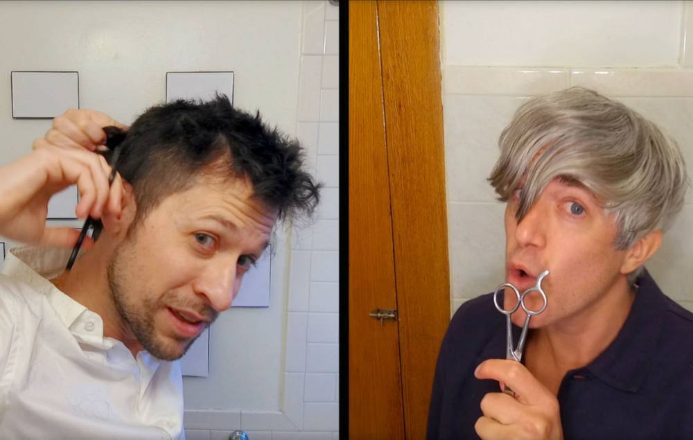 Watch We Are Scientists give themselves DIY haircuts in ‘I Cut My Own Hair’ video - www.nme.com