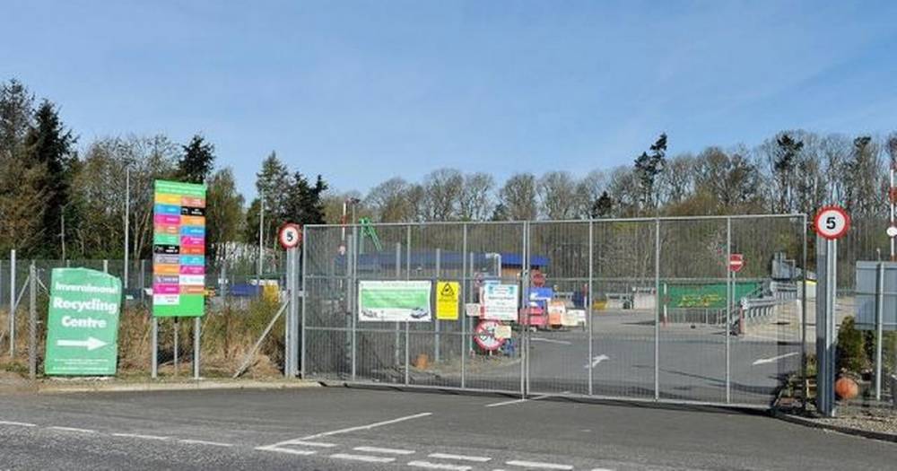 Perth and Kinross residents asked to be patient over reopening of recycling centres - www.dailyrecord.co.uk