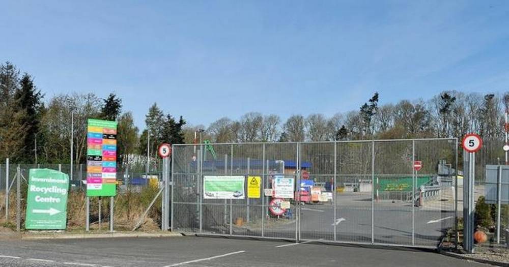 Perth and Kinross Council announces that recycling centres will reopen on June 1 - www.dailyrecord.co.uk