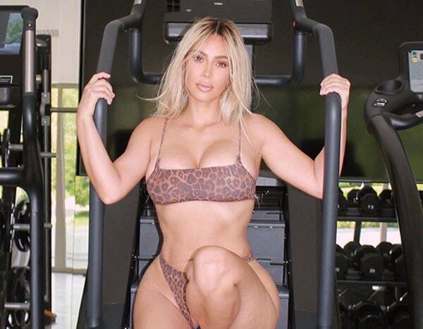 Kim Kardashian's "Quarantine Workout" Bikini Is Heating Up Instagram - www.eonline.com