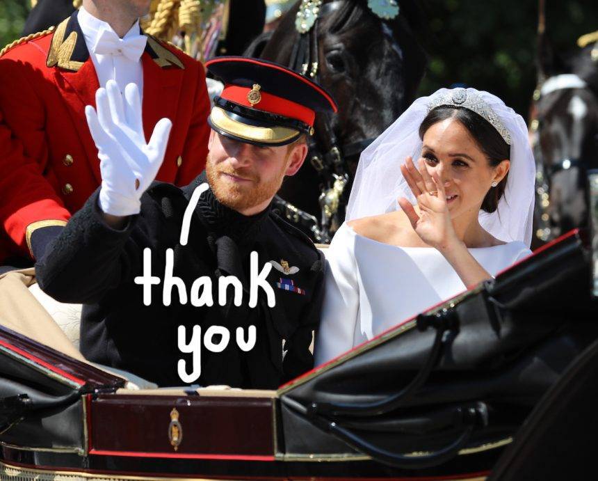 Meghan Markle & Prince Harry Got ‘Creative And Romantic’ With Anniversary Gifts! - perezhilton.com