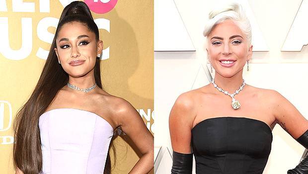 Ariana Grande Lets Her Hair Out Of Her Iconic Ponytail In ‘Rain On Me’ Music Video With Lady Gaga - hollywoodlife.com