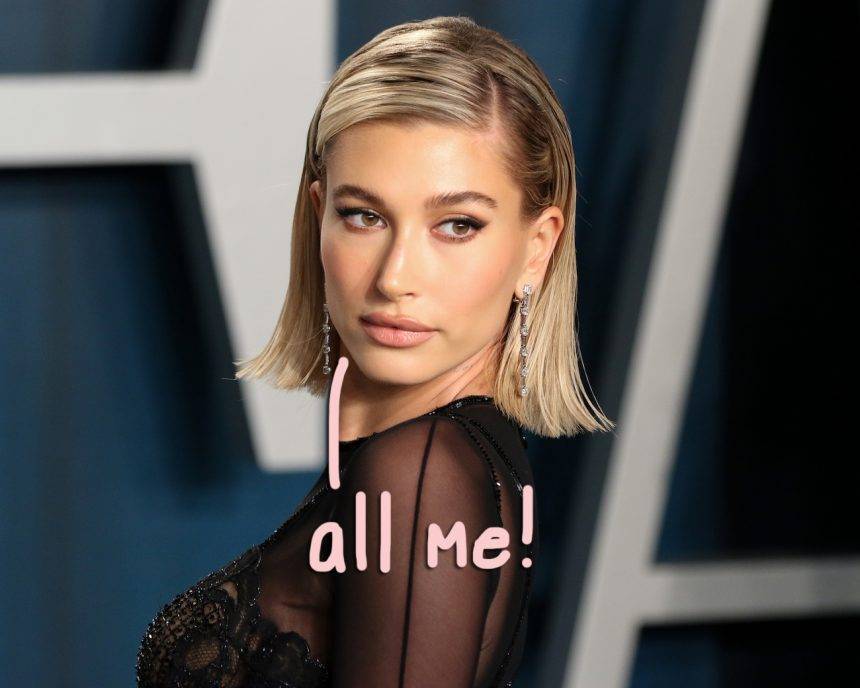 Hailey Bieber - Justin Bieber - Hailey Bieber Stands Up To Plastic Surgery Allegations: ‘I’ve Never Touched My Face’ - perezhilton.com