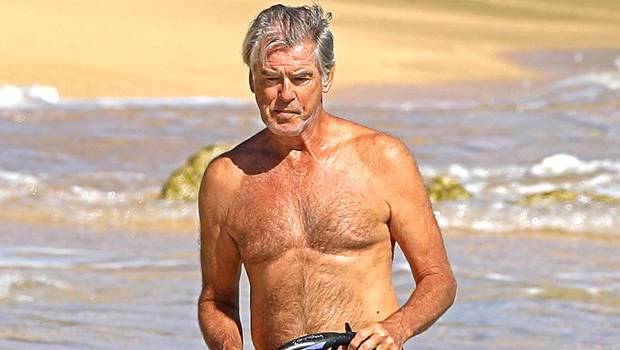 Brad Pitt, Pierce Brosnan 12 More Famous Hunks Over 45 Who Look Hot While Shirtless - hollywoodlife.com