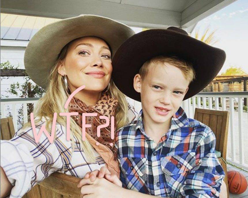 Hilary Duff Slams Baseless & ‘Disgusting’ Sex Trafficking Conspiracy Theory About Her 8-Year-Old Son - perezhilton.com