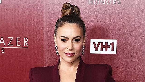 Alyssa Milano Claps Back After Getting Trolled For Crochet Face Mask: ‘It Has A Filter In It’ — Pic - hollywoodlife.com