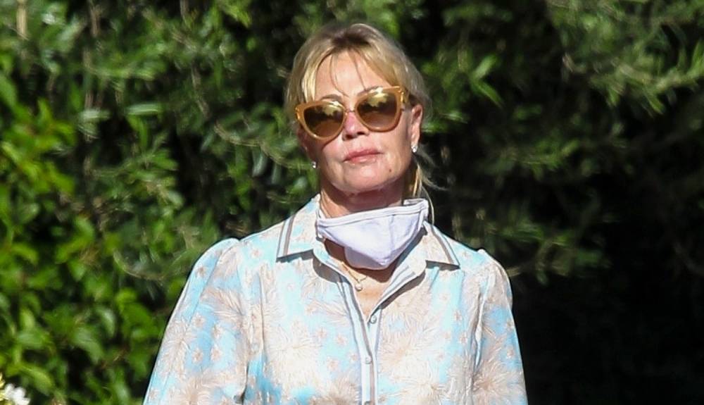 Melanie Griffith Rocks Daisy Dukes for Afternoon Stroll! - www.justjared.com - Beverly Hills