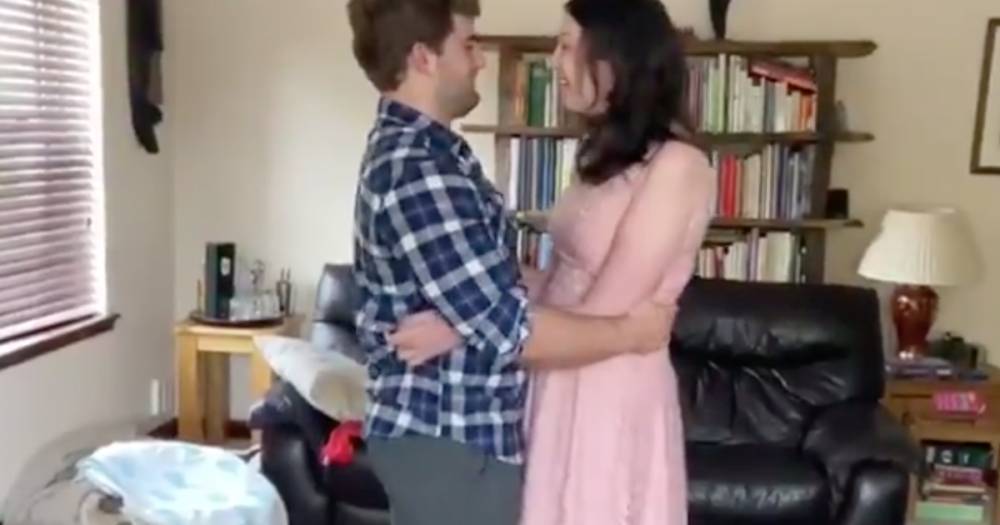 Scotland's youngest MND patient shares heartwarming 'first dance' after Covid-19 cancels wedding day - www.dailyrecord.co.uk - Scotland
