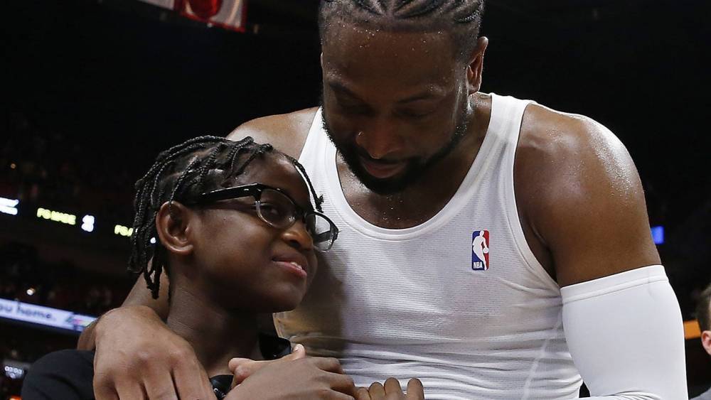 Dwyane Wade Dyes Hair Bright Red: See Zaya's Complementary Style! - www.etonline.com