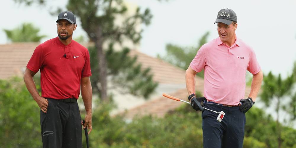 Tiger Woods & Peyton Manning Beat Tom Brady & Phil Mickelson During 'The Match' Charity Golf Tournament - www.justjared.com