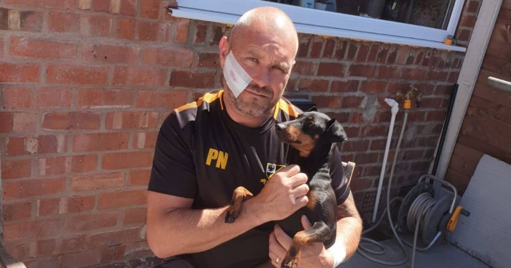 'I'm going to cut your dog and then your throat' - Dad tells of terrifying moment he was attacked by crazed knifeman - www.manchestereveningnews.co.uk
