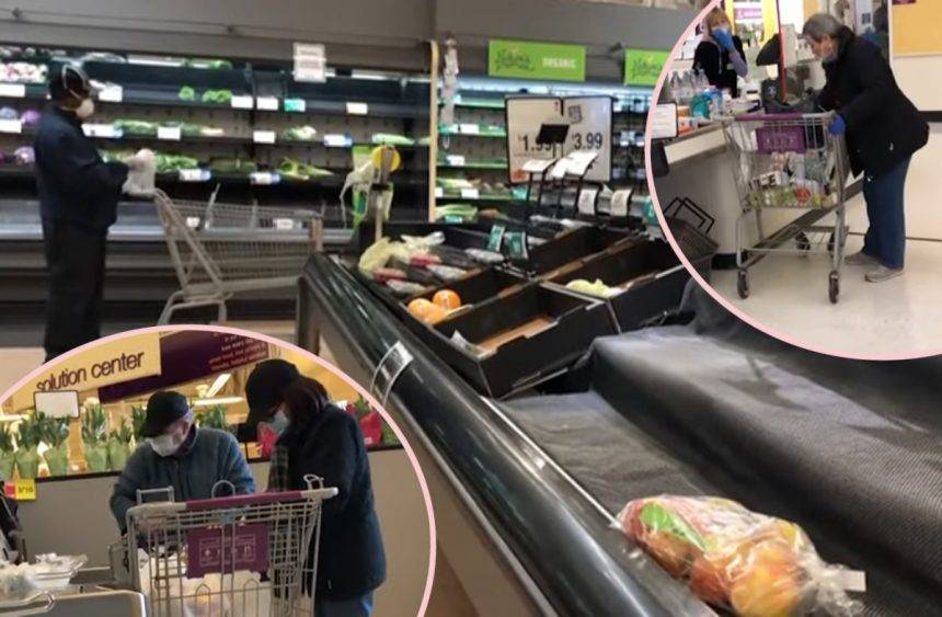 Woman Without Face Mask Forced Out Of Staten Island Grocery Store By Other Customers! - perezhilton.com