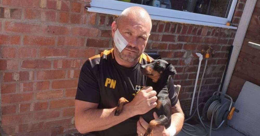 Pet owner kung-fu kicked crazed knifeman who told him 'I'll cut your dog then slit your throat' - www.dailyrecord.co.uk - Manchester