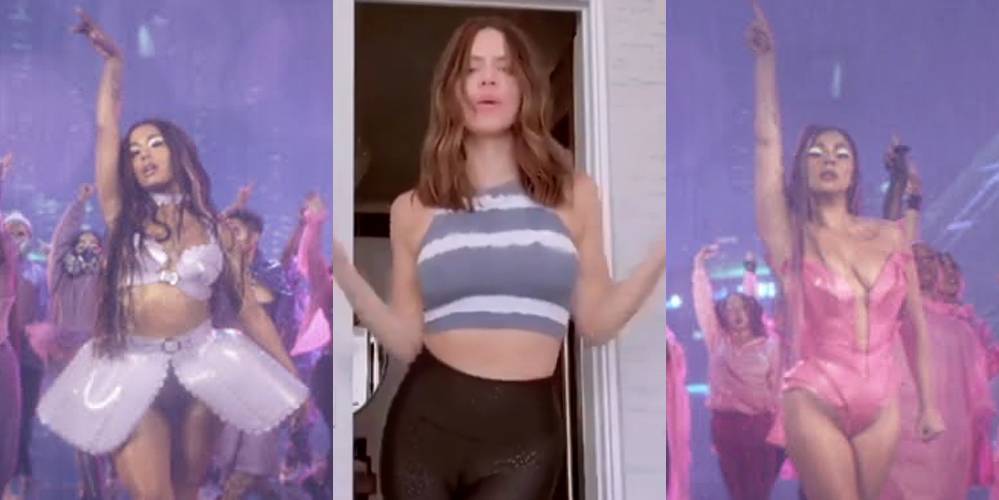 Katharine McPhee Slays the 'Rain on Me' Dance While at Home - Watch Now! - www.justjared.com