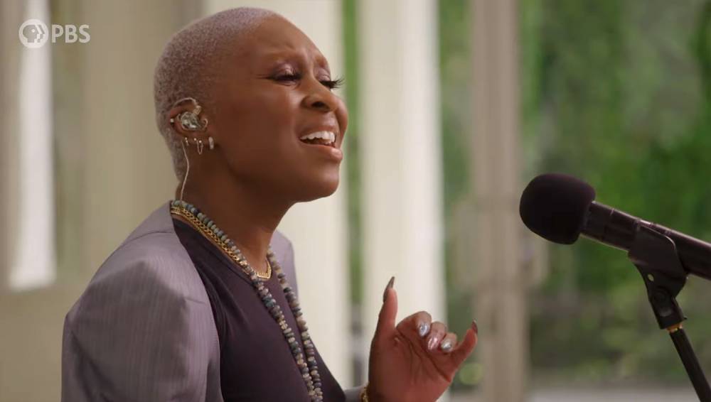 Cynthia Erivo Covers Mariah Carey's 'Hero' as a Tribute to Frontline Workers (Video) - www.justjared.com