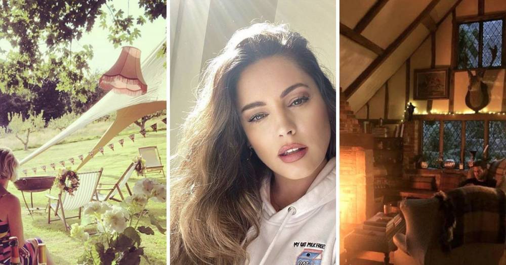 Kelly Brook home: Inside the star’s incredible 15th century Kent-based cottage, with gin hut and swimming pool - www.ok.co.uk