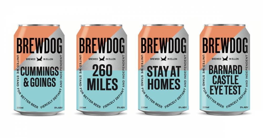 Brewdog 'inspired by recent events' as firm pokes fun at Dominic Cummings - www.dailyrecord.co.uk - Britain - Scotland