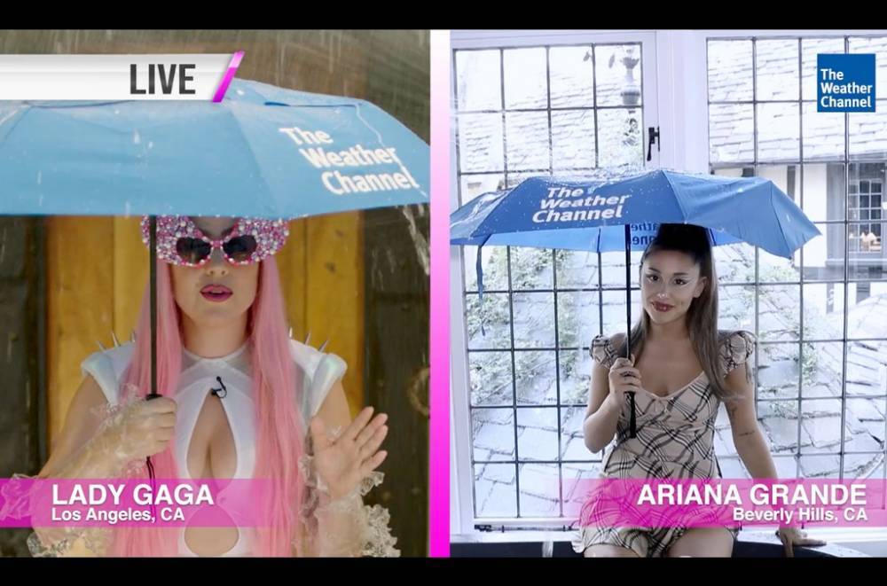 A 'Chromatica' Weather Update: Lady Gaga & Ariana Grande Predict a 100 Percent Chance of 'Rain on Me' - www.billboard.com