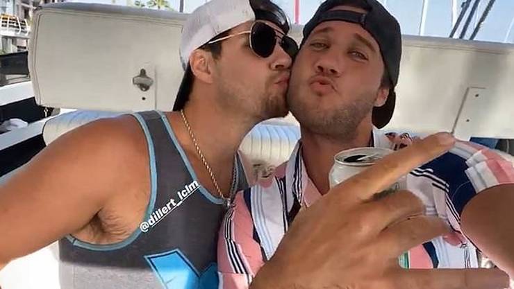 Joe Exotic's Husband Dillon Passage Parties on a Boat with 'Too Hot to Handle' Star Bryce Hirschberg - www.justjared.com
