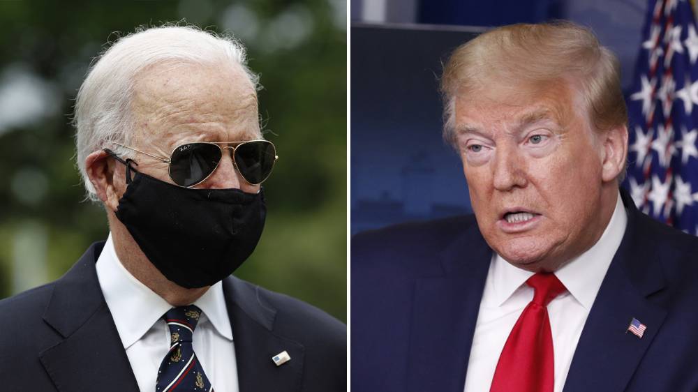 Biden Calls Trump an ‘Absolute Fool’ for Not Wearing a Face Mask - variety.com - Jordan