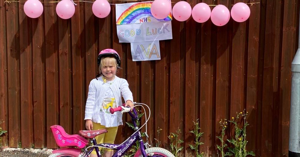 Coatbridge girl cycles for NHS after Disneyland trip is cancelled - www.dailyrecord.co.uk
